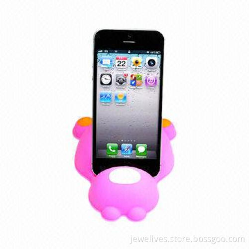 Fashionable silicone phone holder stand for iPhone